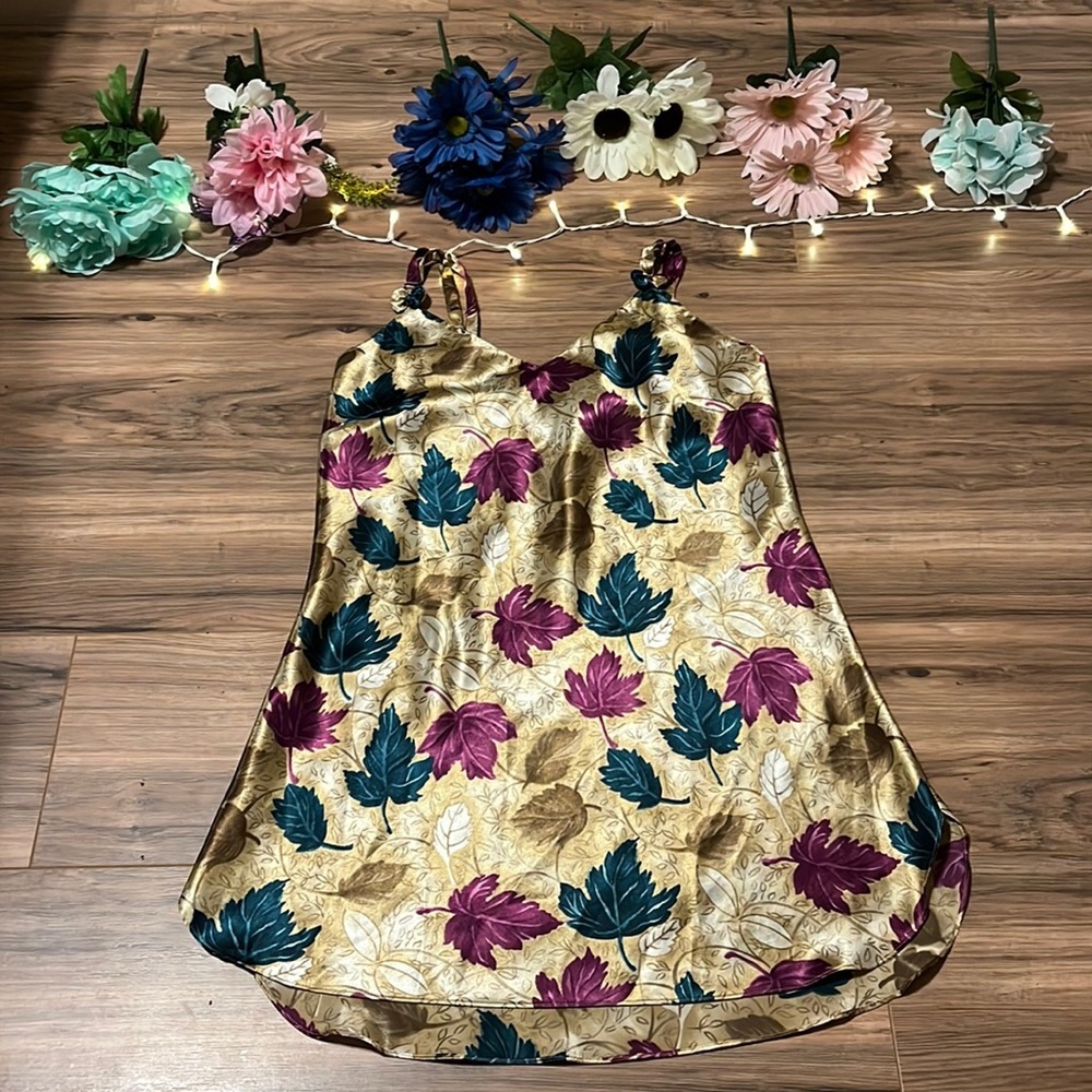 Fall Colors Gold Slip Dress Nighty 🚨Fall Trend 2022🚨